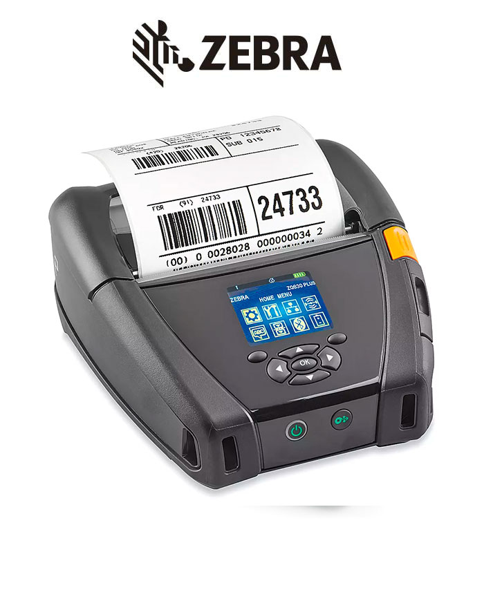 [ZQ63-AUFAL04-00] Zebra Impresora movil ZQ630, TD, BT 4.x, Linered platen, Belt clip